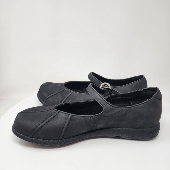 Dansko Giselle Mary Jane Women EU41/US10.5-11 Black Nubuck Leather Comfort Shoes - Picture 8 of 13